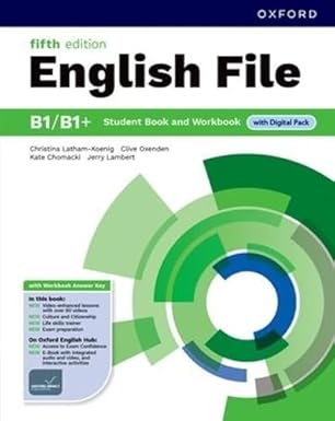 English File fifth edition B1/B1+ Student Book & Workbook with key with Digital Pack (IT)