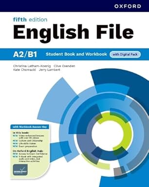 English File fifth edition A2/B1 Student Book & Workbook with key with Digital Pack (IT)